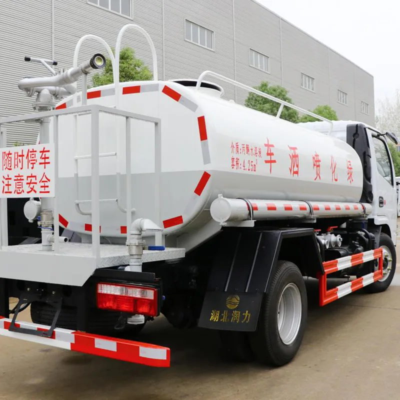 Fungsi dan aplikasi trak pemercik air.