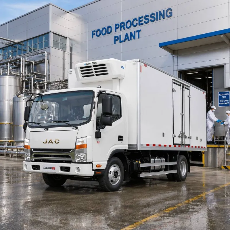 Bagaimanakah Trak Bersejuk 3Ton dengan Unit Pembawa Reefer Pengangkutan Rantai Sejuk Boleh Meningkatkan Kecekapan Logistik?