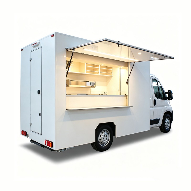 Trak Mini untuk Trak Makanan Kompak Nigeria dengan Dapur